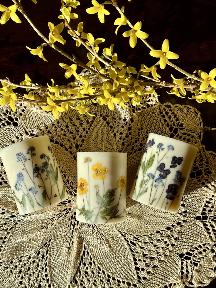 July 11🌷🕯️Pressed Flower Candles Workshop