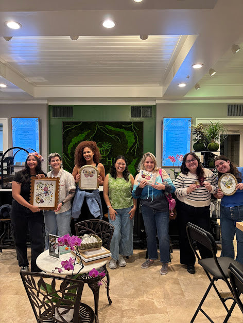 Spring Framed Pressed Flower Workshop at Fairchild Garden