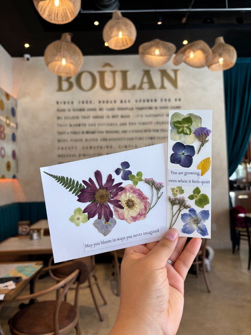 May 17 🌷☕ Bloom & Create: Pressed Flower Art Workshop