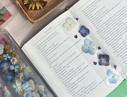 Mystery Pressed Flower Bookmark