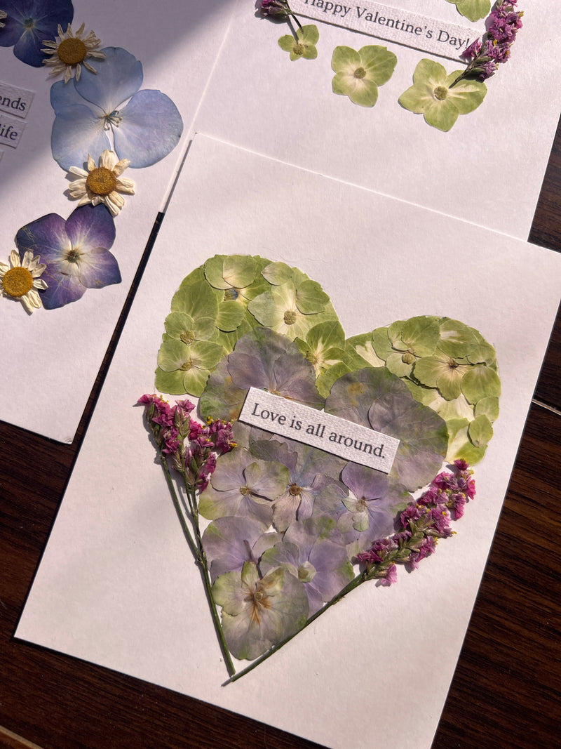 May 10 🌷 Mother’s Day Pressed Flower Greeting Cards